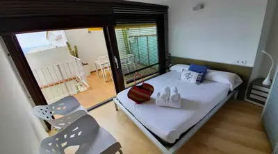 Cama o camas de una habitación en Espectacular vistas al mar, de barco