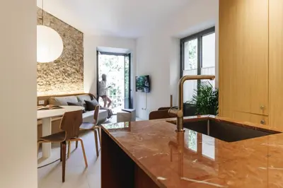 Zona de estar de Bravissimo Vivaldi 2A, Monthly Apartment