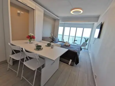 Zona de estar de VILLAS COSETTE - Apartamento Beach Palace cb10