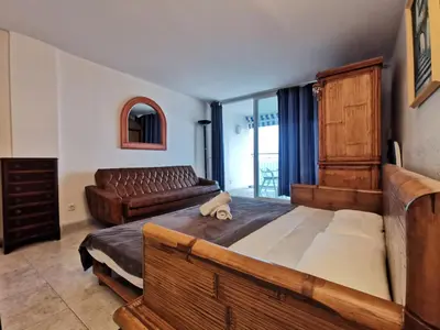 Cama o camas de una habitación en Villascosette apartamento elypalace 3 7